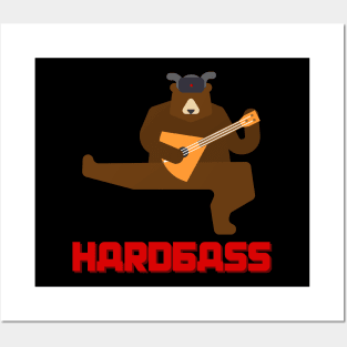 Hardbass Slavic Bear Posters and Art